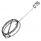Focolare radiante D 19,5 (codice 076) originale