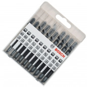 Lame per seghetto Basic for Wood, set da 10 pezzi