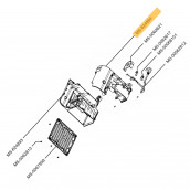 Semiguscio destro (codice n°MS-624894) NESPRESSO PIXIE