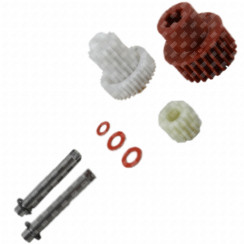 Pignoni con assi e rondelle