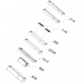 Balconcino / mensola portabottiglie (codice n°255)