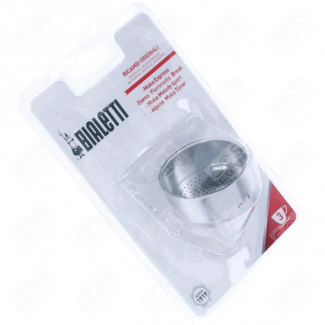 FILTRO A IMBUTO ORIGINALE 3 TAZZE MACCHINA DA CAFFÃ, CAFFETTIERA - 0800103