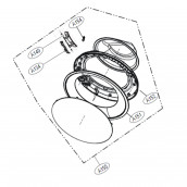 Finestra completa (codice A150) per lavatrice