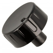 Pulsante, manopola nera