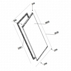 Guarnizione della porta (codice 2391)