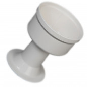 Ciotola bianca del macinino per erbe