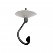 Gancio per pasta in alluminio con anello di sicurezza per robot