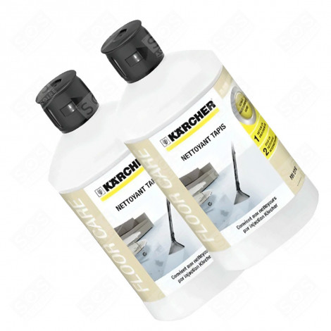SET DI 2 DETERGENTI PER MOQUETTE E TAPPETI RM 519 DA 1 LITRO PULITORE A VAPORE - 6.295-771.0, 62957710