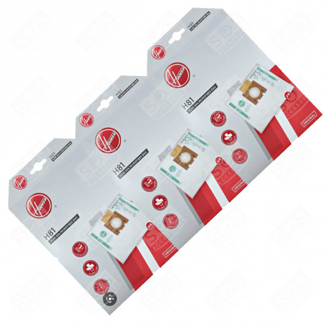 SET DI 3 SCATOLE DA 4 SACCHETTI H81 ASPIRAPOLVERE - 35602586