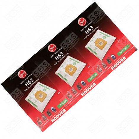 TRE SCATOLE DA 4 SACCHETTI H63 ASPIRAPOLVERE - 35602585