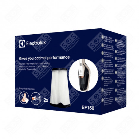 CONFEZIONE DI 2 FILTRI EF150 ASPIRAPOLVERE - 9001683748