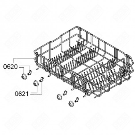 CESTELLO INFERIORE LAVASTOVIGLIE - 00687130, 00772836