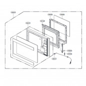 Vetro della porta (codice n°13551C)