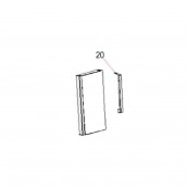 Maniglia della porta del congelatore (Riferimento 20)