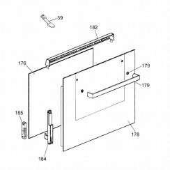 Vetro esterno (riferimento n°178)