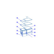 Contenitore per verdura inferiore riferimento 98