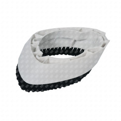 Spazzola, bocchetta bianca