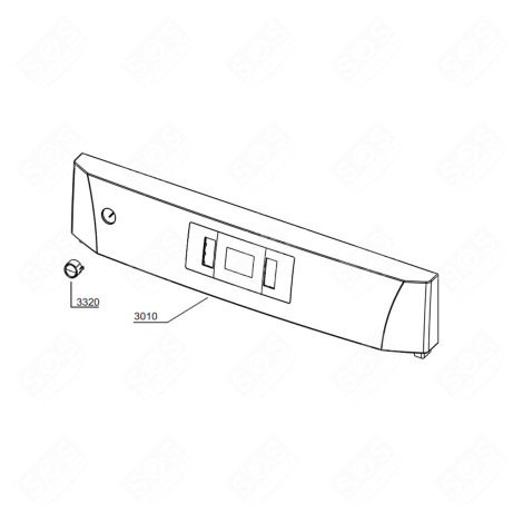 PANNELLO DI CONTROLLO (CODICE 3010) LAVASTOVIGLIE - 1750770128