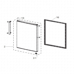 Guarnizione sportello (parte congelatore) originale