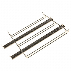 Supporto con binari a sinistra