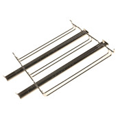 Supporto con binari a sinistra