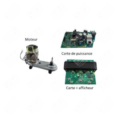 KIT DI SCHEDE DI POTENZA E DISPLAY + MOTORE ROBOT DA CUCINA E CUOCITUTTO - MS-8080017762 + MS-8080017763
