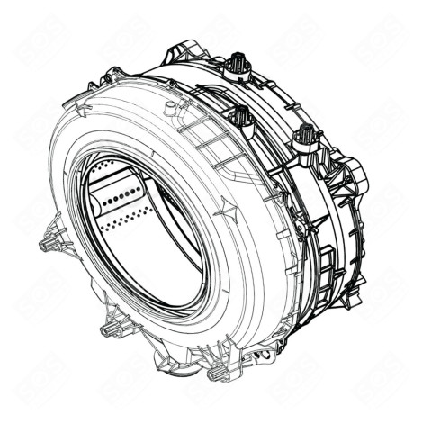 BLOCCO LAVATORE LAVATRICE - 2323102700