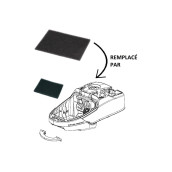 Filtro in schiuma e alloggiamento