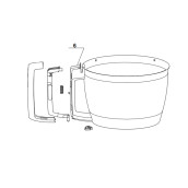 Supporto maniglia (Rif. 6)