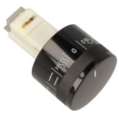 Pulsante, manopola nera