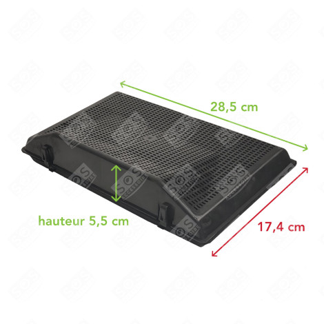 SET DI 2 FILTRI A CARBONE ORIGINALI TIPO 37 CAPPA ASPIRANTE - 484000008786, 481249038015