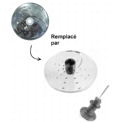 Disco affettatore-grattugia