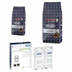 Set di 2 pacchetti di caffè in grani KIMBO 1kg e 1 decalcificante