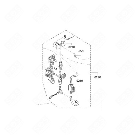SCALDACQUA ISTANTANEO (CODICE 220) ORIGINALE MACCHINA DA CAFFÃ, CAFFETTIERA - 11022053