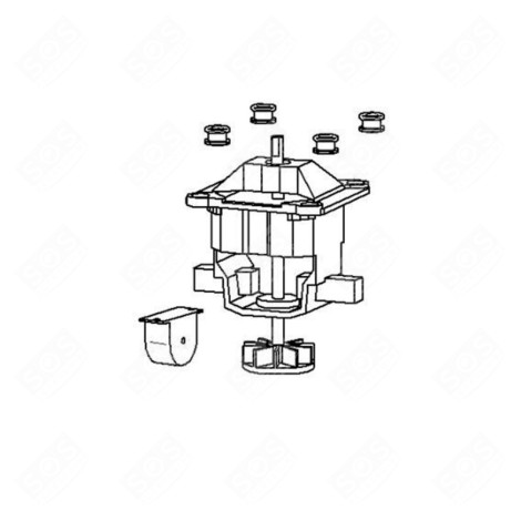 MOTORE COMPLETO FRULLATORE - MS-651734, MS651734