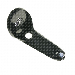 Flangia con serratura e guarnizione grigia e blu