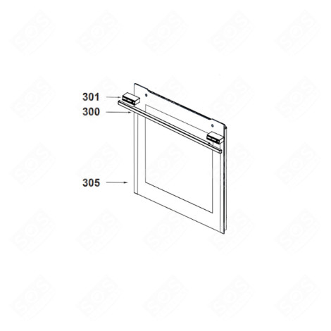 VITRE EXTERNE (REPÈRE 305) FORNI, FORNELLI ELETTRICI E A GAS - AS0078144