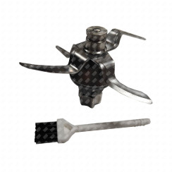 Coltello con guarnizione adattabile TM6 (Base in metallo) 79x115 mm