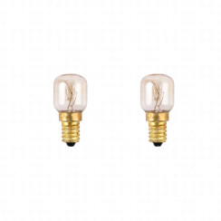 Set di 2 Lampadine da forno 15W SES E14 300°C