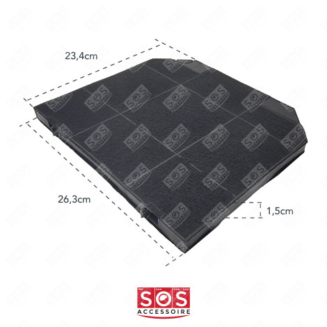 FILTRO A CARBONE (X1) 5403008 CAPPA ASPIRANTE -  5403008, C00384658