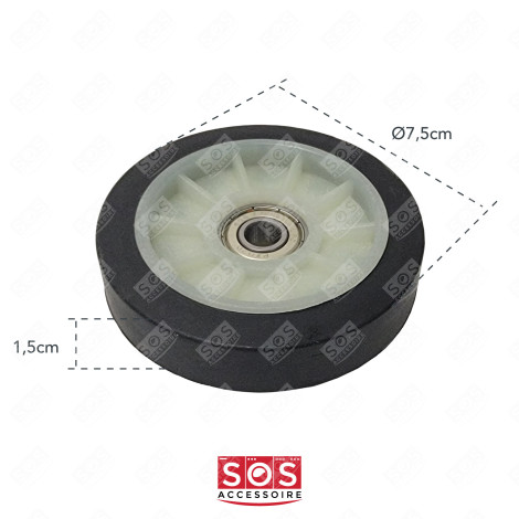 PATTINO RUOTA ANTERIORE ASCIUGATRICE - 2969900200, 2987300200