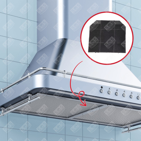 FILTRO A CARBONE (X1) 5403008 CAPPA ASPIRANTE -  5403008, C00384658