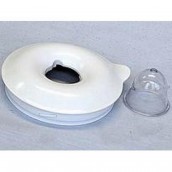 Coperchio bianco per ciotola frullatore a immersione/normale