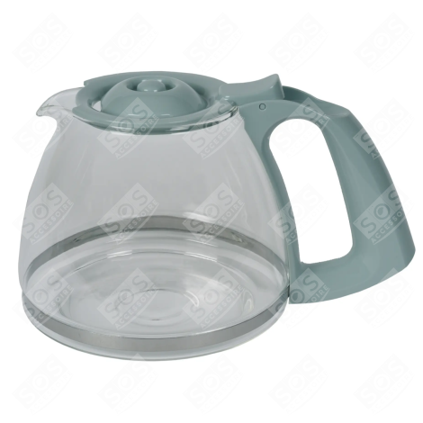 CARAFFA VERDE IN VETRO CON COPERCHIO MACCHINA DA CAFFÃ, CAFFETTIERA - SS-7235350583, SS7235350583