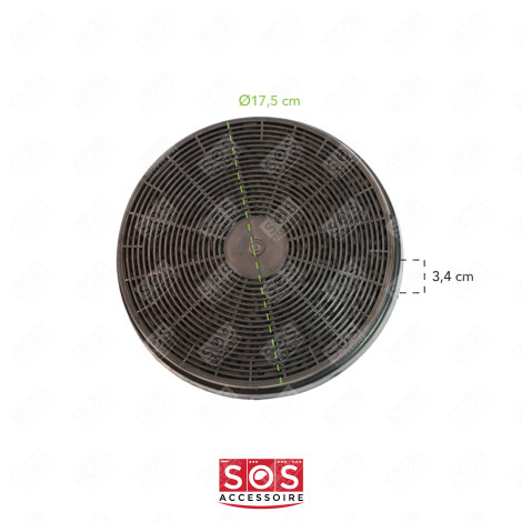 LOTTO DI 2 FILTRI A CARBONE CAPPA ASPIRANTE - AS0015184, 49037930