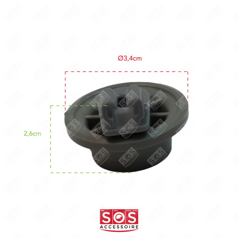 ROTELLA CESTELLO INFERIORE (X 1) LAVASTOVIGLIE - 00611475