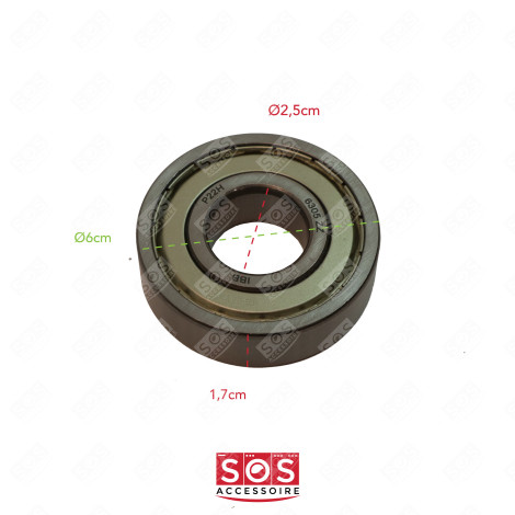 CUSCINETTO 6305 Z LAVATRICE - 55X2511, 63052RS