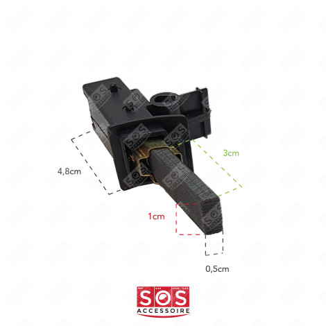 SET DI 2 CARBONI MOTORE ORIGINALI LAVATRICE - 52X5258, 00600883