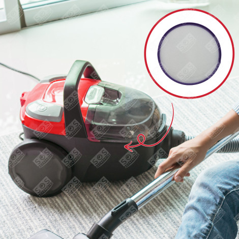 FILTRE AVANT-MOTEUR LAVABLE AD ASPIRAPOLVERE - 917819-01, 919008-02