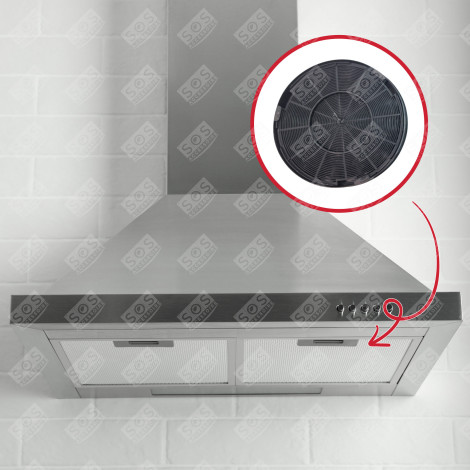 SET DI 2 FILTRI A CARBONE TIPO 196 CAPPA ASPIRANTE - 484000008674